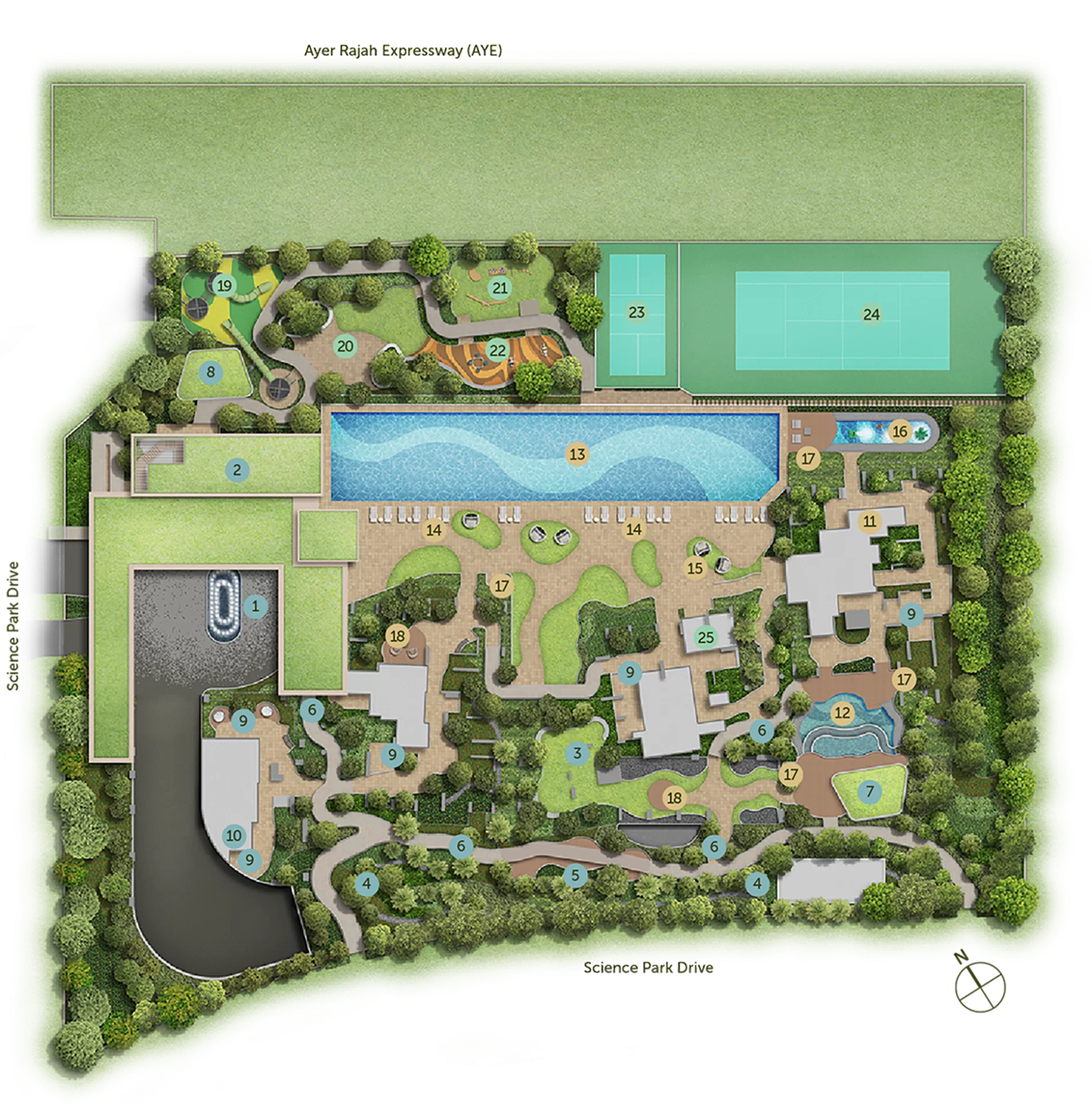 LyndenWoods Site Plan (Facilities)